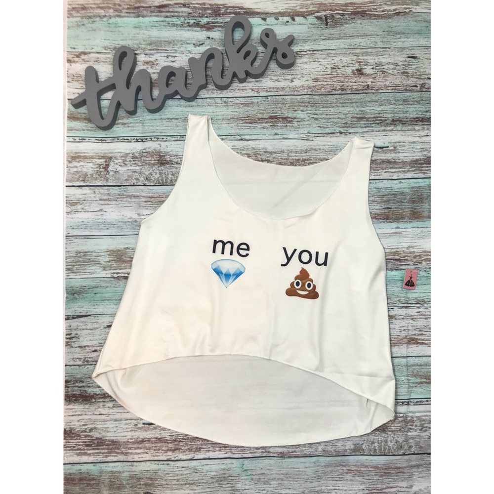 🎉🎉HOST PICK🎉🎉Emoji Crop Top